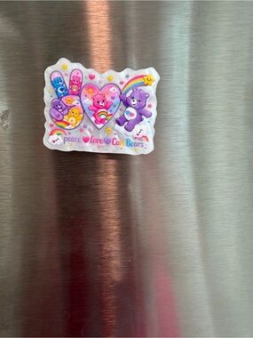 Care Bears Magnet • Peace Love Care Bears • Retro 80s Nostalgia